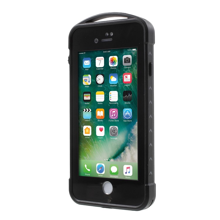 SPIDERCASE IP68 Waterproof Snow/Shock/Dirt Proof Case for iPhone 7 4.7 inch - Black-2