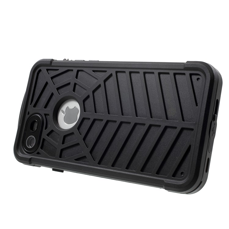 SPIDERCASE IP68 Waterproof Snow/Shock/Dirt Proof Case for iPhone 7 4.7 inch - Black-5