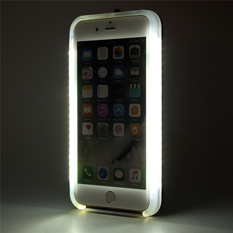 For iPhone 7 Plus Selfie Illuminated Rechargeable Hard Battery Charger Case-10