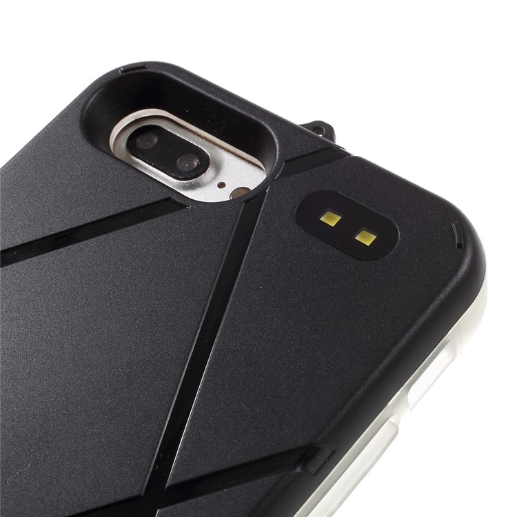 For iPhone 7 Plus Selfie Illuminated Rechargeable Hard Battery Charger Case-6