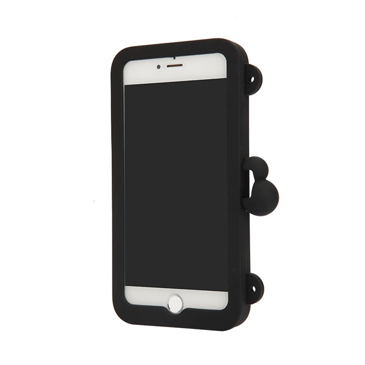 8THDAYS MLGB Click Series for iPhone 7 Plus Handbag Style Bluetooth Self-timer Silicone Case - Black-4