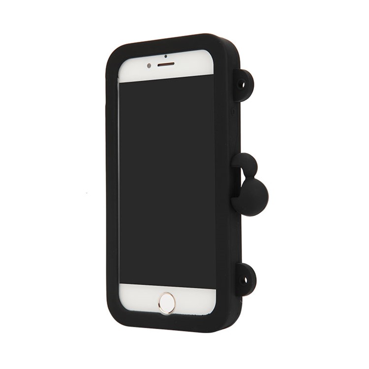 8THDAYS MLGB Click Series for iPhone 7 4.7 Leopard Pattern Bluetooth Self-timer Silicone Case - Black-2