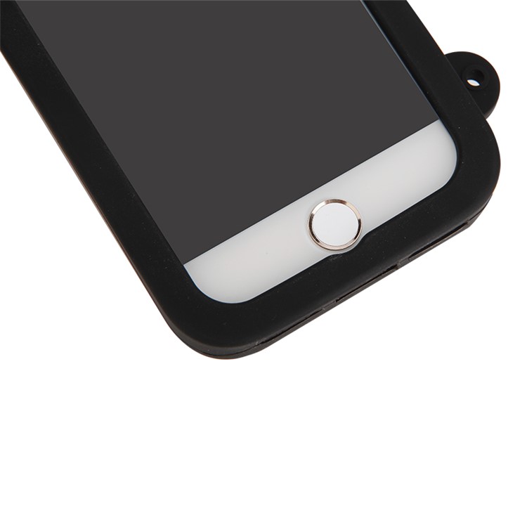 8THDAYS for iPhone 7 Plus Click Click Bluetooth Self Timer Silicone Cover - Black-13