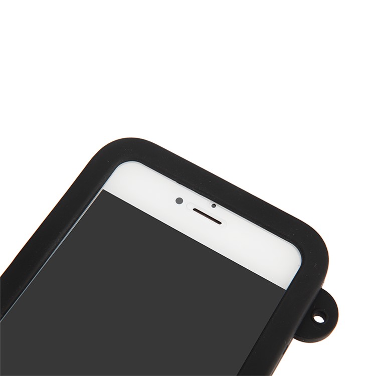 8THDAYS for iPhone 7 Plus Click Click Bluetooth Self Timer Silicone Cover - Black-14