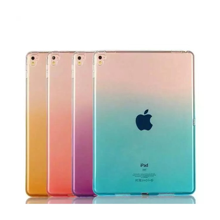 Gradient Color TPU Gel Case for iPad Pro 9.7 inch - Red-7