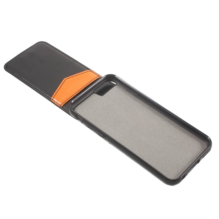 Card Slots Leather Coated TPU Stand Case for iPhone 6s 6 - Black-8