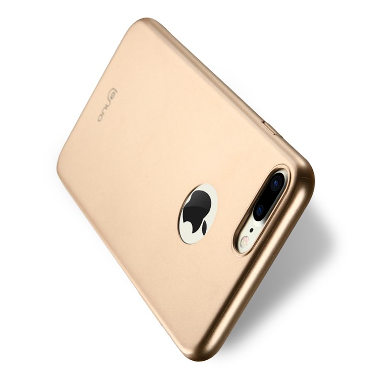LENUO Rubberized PC Cell Phone Shell for iPhone 7 Plus 5.5 Inch - Gold-5