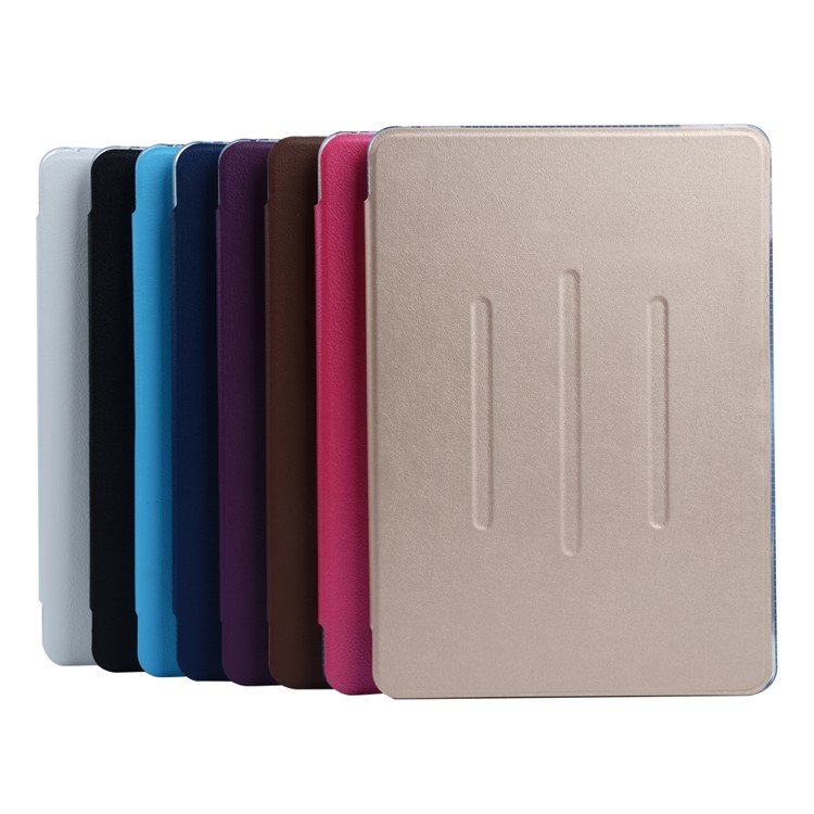 Smart Leather Stand Case Cover with 3 Card Slots for iPad Pro 9.7 inch - Black-3