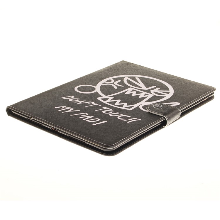 Smart Leather Cover Case for iPad Pro 9.7 inch - Angry Face and Do Not Touch My Pad-4
