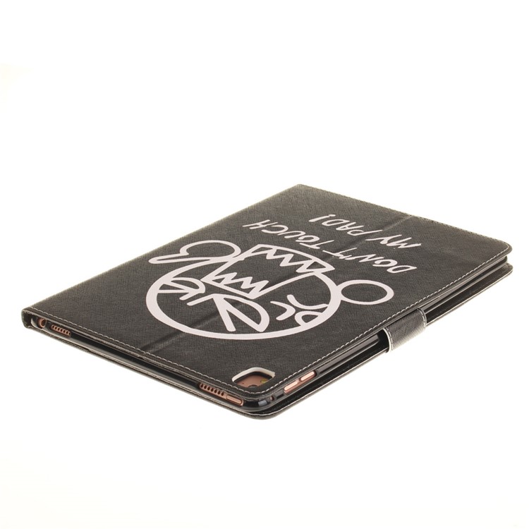 Smart Leather Cover Case for iPad Pro 9.7 inch - Angry Face and Do Not Touch My Pad-5