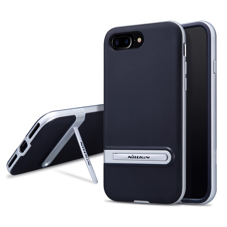 

NILLKIN Youth Cover for iPhone 8 Plus / 7 Plus 5.5 inch PC + TPU Mobile Shell with Kickstand - Silver
