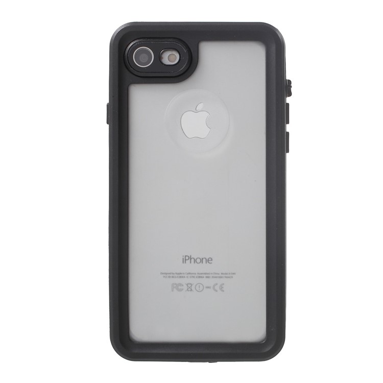 IP68 Underwater Waterproof Case for iPhone 7 Dirt/Dust/Snow Proof Cover - Black-2