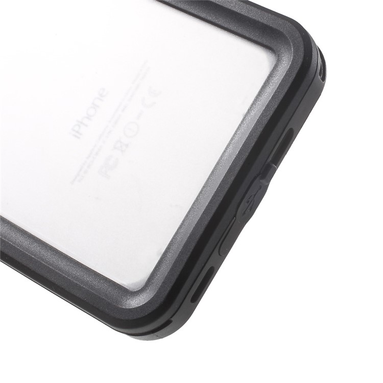 IP68 Underwater Waterproof Case for iPhone 7 Dirt/Dust/Snow Proof Cover - Black-4