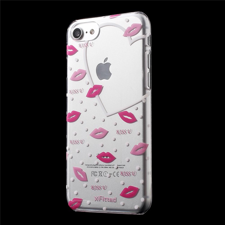 X-FITTED Angel's Kiss Crystal Clear IMD Hard Phone Case for iPhone 7-3
