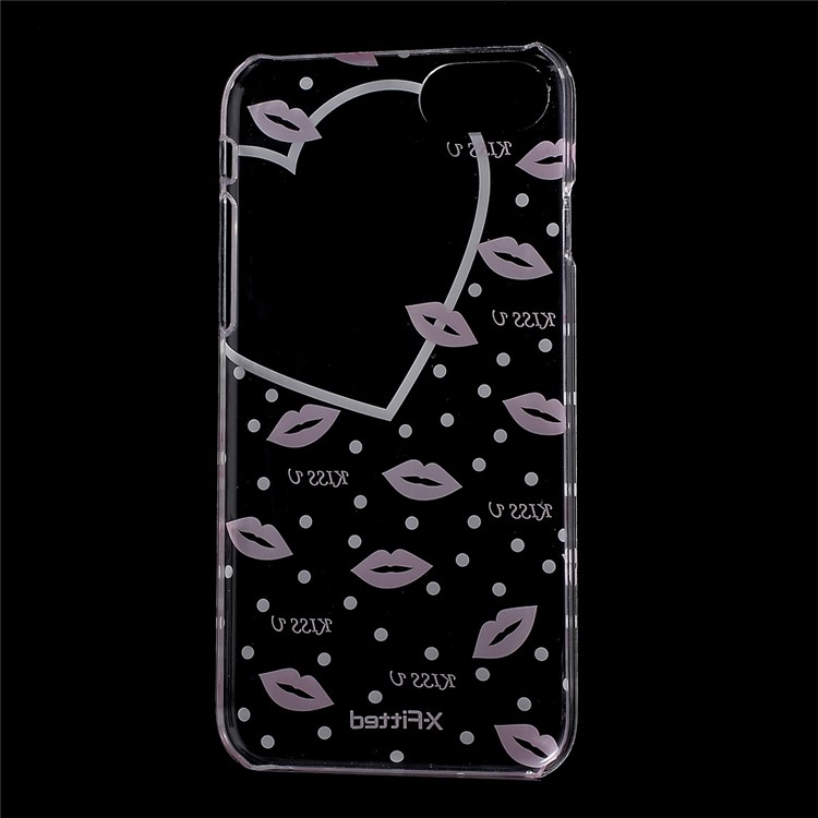 X-FITTED Angel's Kiss Crystal Clear IMD Hard Phone Case for iPhone 7-4