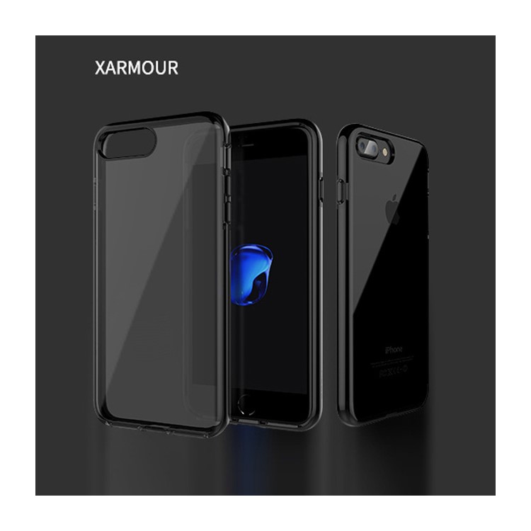 ROCK Military Guard S Series for iPhone 7 4.7 Drop Resistant TPU Phone Cover - Black-1