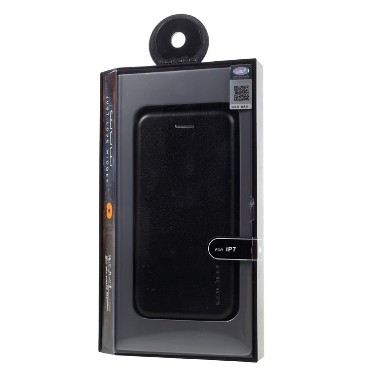 WUW Leather Card Holder Phone Case for iPhone 7 4.7 inch - Black-11