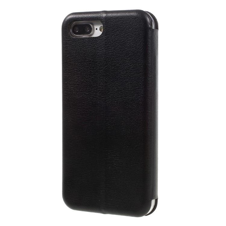 WUW Leather Card Holder Phone Case for iPhone 7 Plus - Black-2