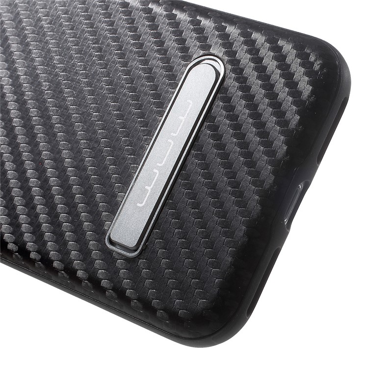 WUW Flavor A Series for iPhone 7 Carbon Fiber Leather Coated TPU PC Hybrid Case - Black-9