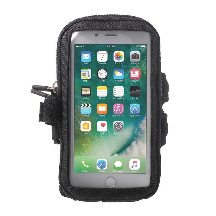 VORSON Running Sports Armband Case for iPhone 7 Plus/6s Plus/6 Plus Etc - Black-1