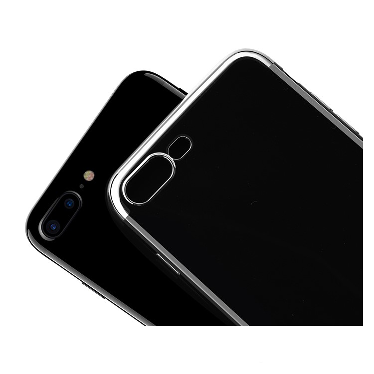 HOCO Obsidian Series Plating TPU Phone Case for iPhone 7 Plus - Silver-2