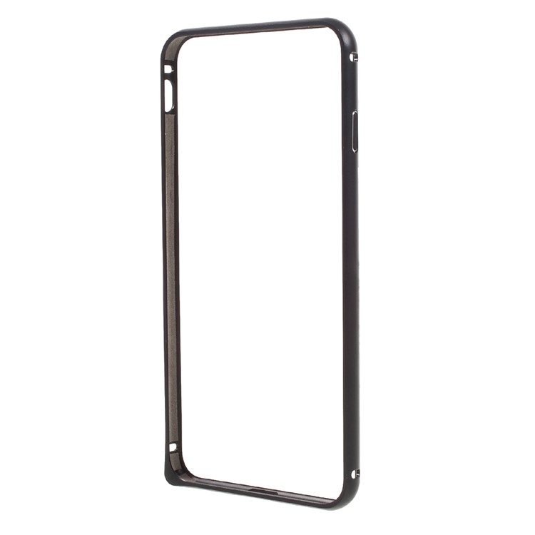 Metal Plating Bumper Case for iPhone 7 Plus with Hippocampal Buckle - Black-7