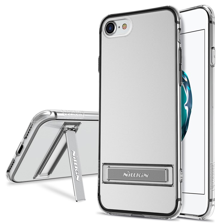 Nillkin crash-proof ii прозрачный мягкий чехол для подставки tpu для iphone 8/7 4.7 - белый
