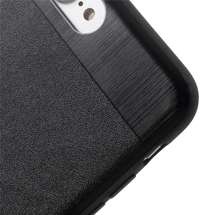TOWEIS for iPhone 7 Plus 5.5 inch Leather Coated PC + TPU Hybrid Shell - Black-4