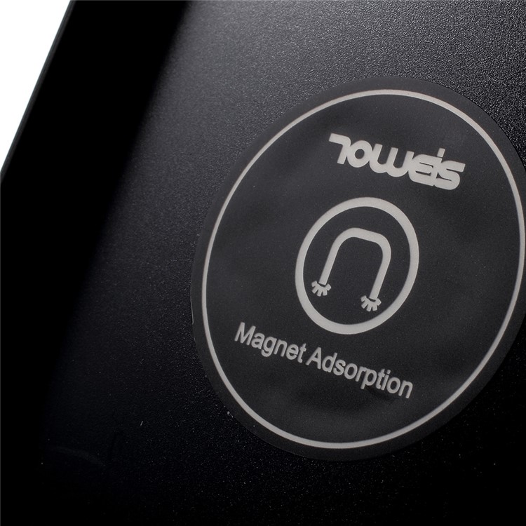 TOWEIS for iPhone 7 Plus 5.5 inch Leather Coated PC + TPU Hybrid Shell - Black-7