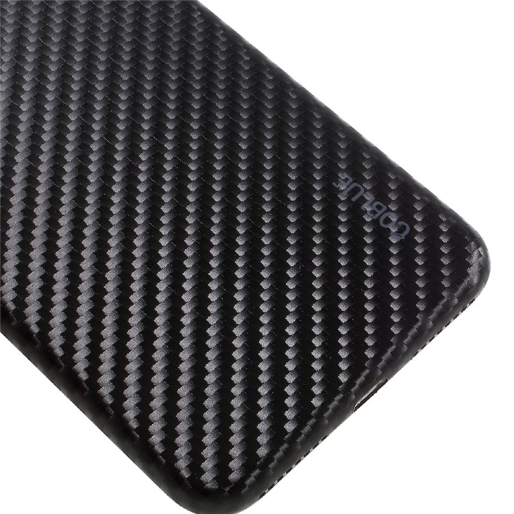 COBLUE Carbon Fiber Texture Super Thin PP Phone Cover for iPhone 7 Plus - Black-4