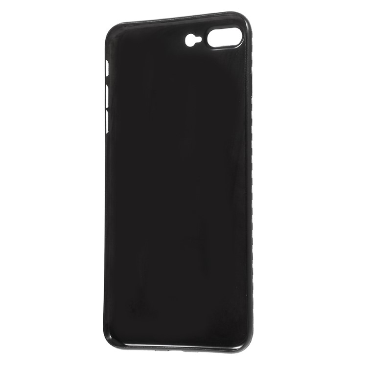 COBLUE Carbon Fiber Texture Super Thin PP Phone Cover for iPhone 7 Plus - Black-5