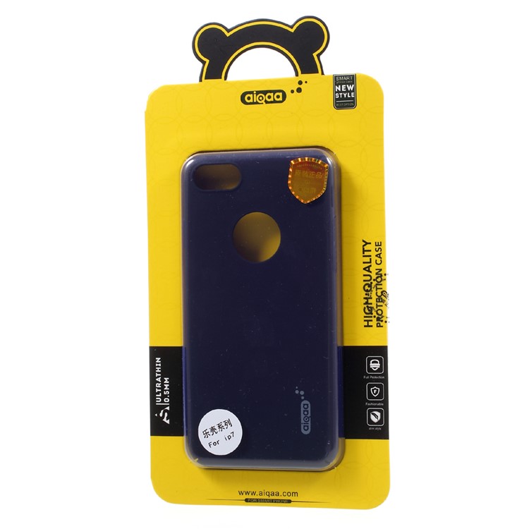 AIQAA Spraying PC Hard Phone Case for iPhone 7 4.7 - Black-6