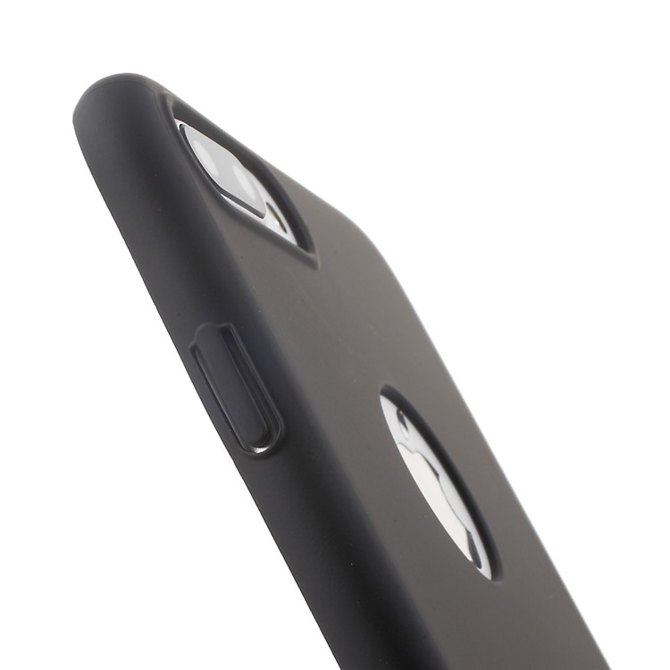AIQAA Spraying Glossy PC Hard Phone Case for iPhone 7 Plus 5.5 - Black-5