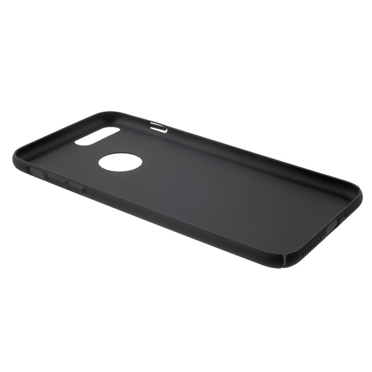 AIQAA Spraying Glossy PC Hard Phone Case for iPhone 7 Plus 5.5 - Black-7