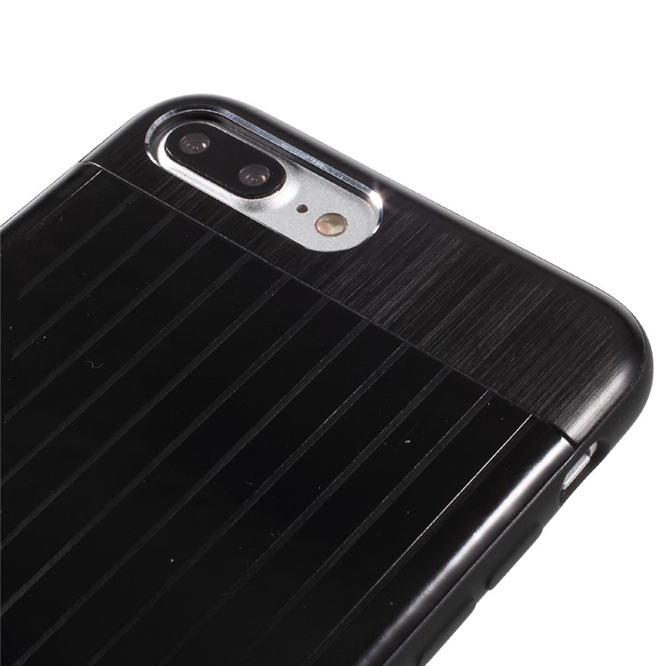 TOWEIS Suitcase Design Hybrid PC + TPU Phone Case for iPhone 7 Plus - Black-3