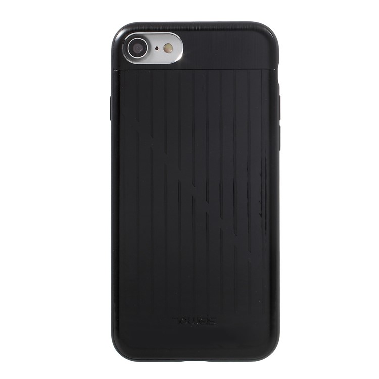 TOWEIS Suitcase Design Hybrid PC + TPU Phone Case for iPhone 7 - Black-2