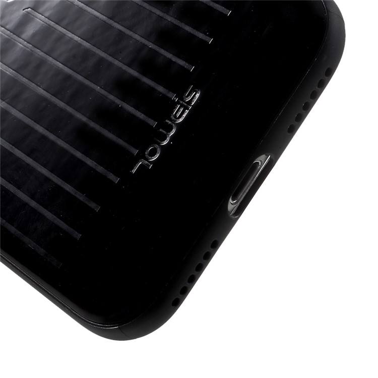 TOWEIS Suitcase Design Hybrid PC + TPU Phone Case for iPhone 7 - Black-4