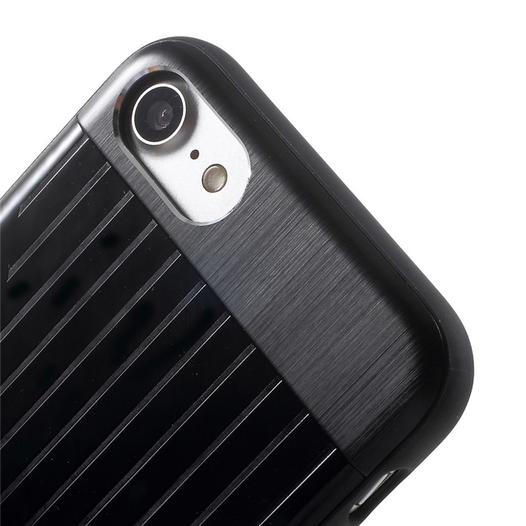 TOWEIS Suitcase Design Hybrid PC + TPU Phone Case for iPhone 7 - Black-5