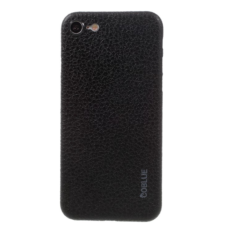 COBLUE Litchi Texture Super Thin PP Phone Case for iPhone 7 4.7 inch - Black-2