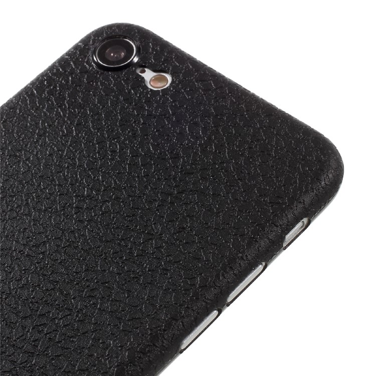 COBLUE Litchi Texture Super Thin PP Phone Case for iPhone 7 4.7 inch - Black-3