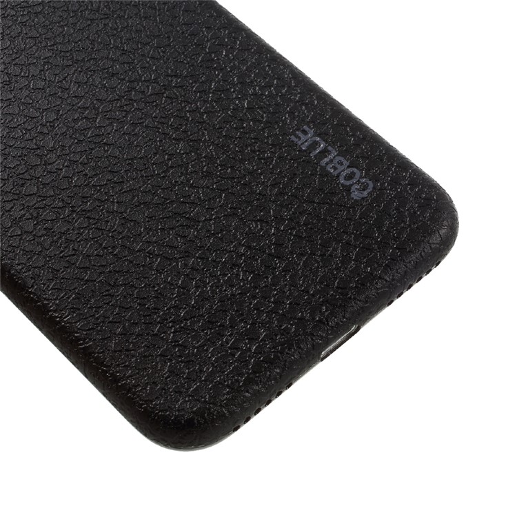 COBLUE Litchi Texture Super Thin PP Phone Case for iPhone 7 4.7 inch - Black-4