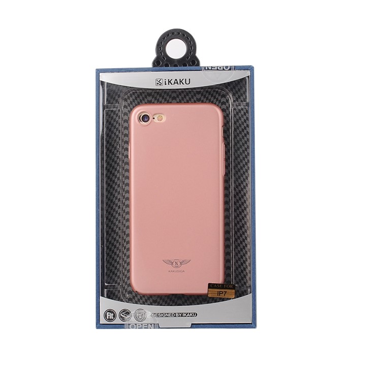 KAKUSIGA Rubberized Hard PC Phone Case for iPhone 7 4.7 inch - Black-6