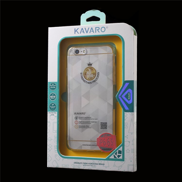 KAVARO 5H Crystal Clear PC Hard Cell Phone Cover for iPhone 6s Plus / 6 Plus-8