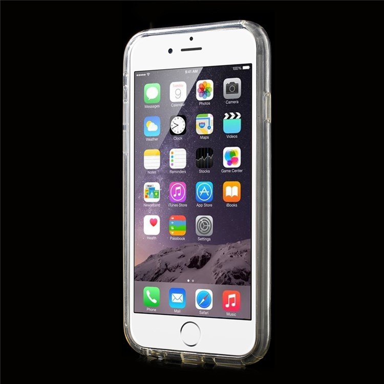 KAVARO Rhombus Glitter Paper Hybrid PC TPU Phone Case for iPhone 6s Plus / 6 Plus - Silver-2