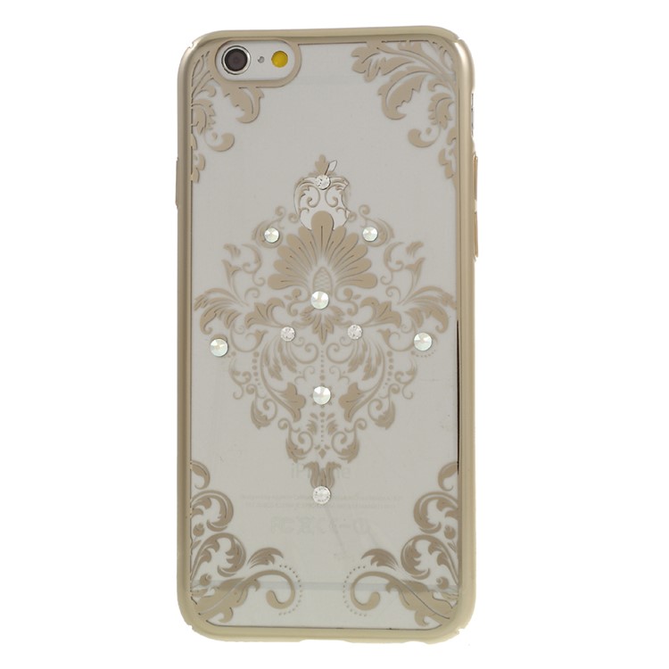 KAVARO Diamond Plating PC Hard Phone Case for iPhone 6s 6 - Pretty Flower Pattern-2