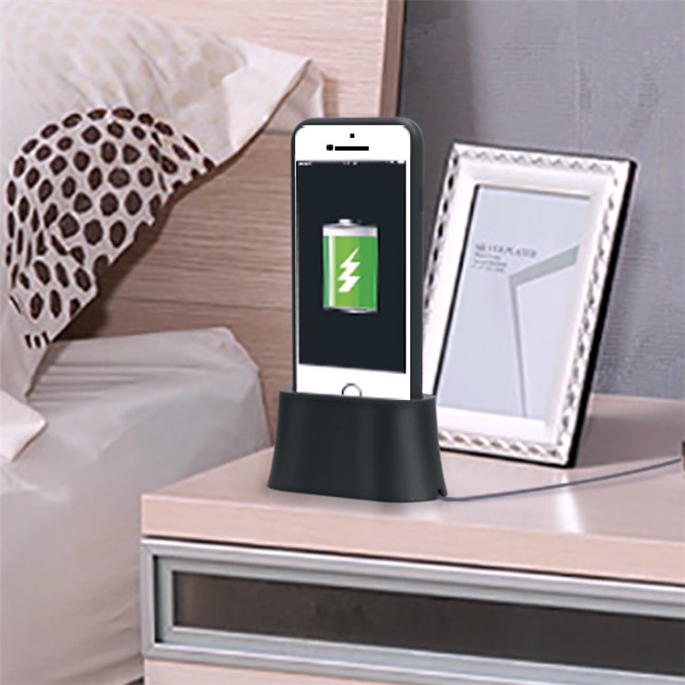 SINBOR Anti-radiation Soft TPU Phone Case with Stand Phone Holder for iPhone 7 4.7 inch - Black-6