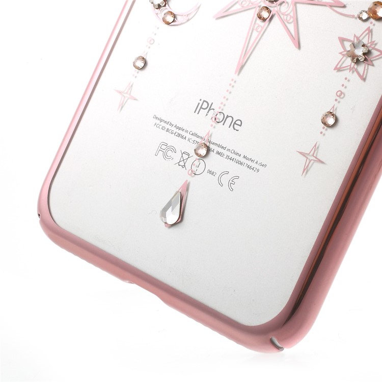 KINGXBAR for iPhone 7 Plus Luxury Diamond Plating PC Case - Star / Rose Gold Edge-7