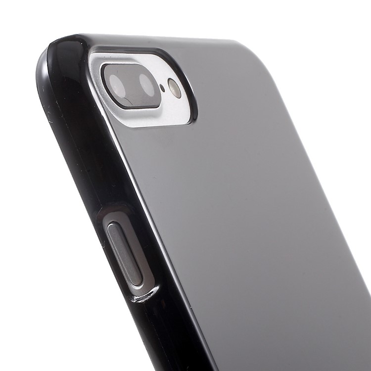 100Pcs/Lot Glossy PC Hard Phone Cover for iPhone 7 Plus 5.5 inch (2016) - Black-6
