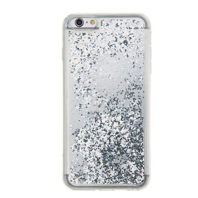 Dynamic Liquid Glitter Powder Quicksand TPU Phone Case for iPhone 6s Plus/6 Plus - Silver-2