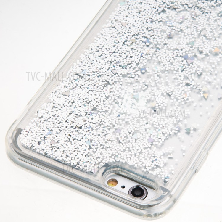 Dynamic Liquid Glitter Powder Quicksand TPU Phone Case for iPhone 6s Plus/6 Plus - Silver-6